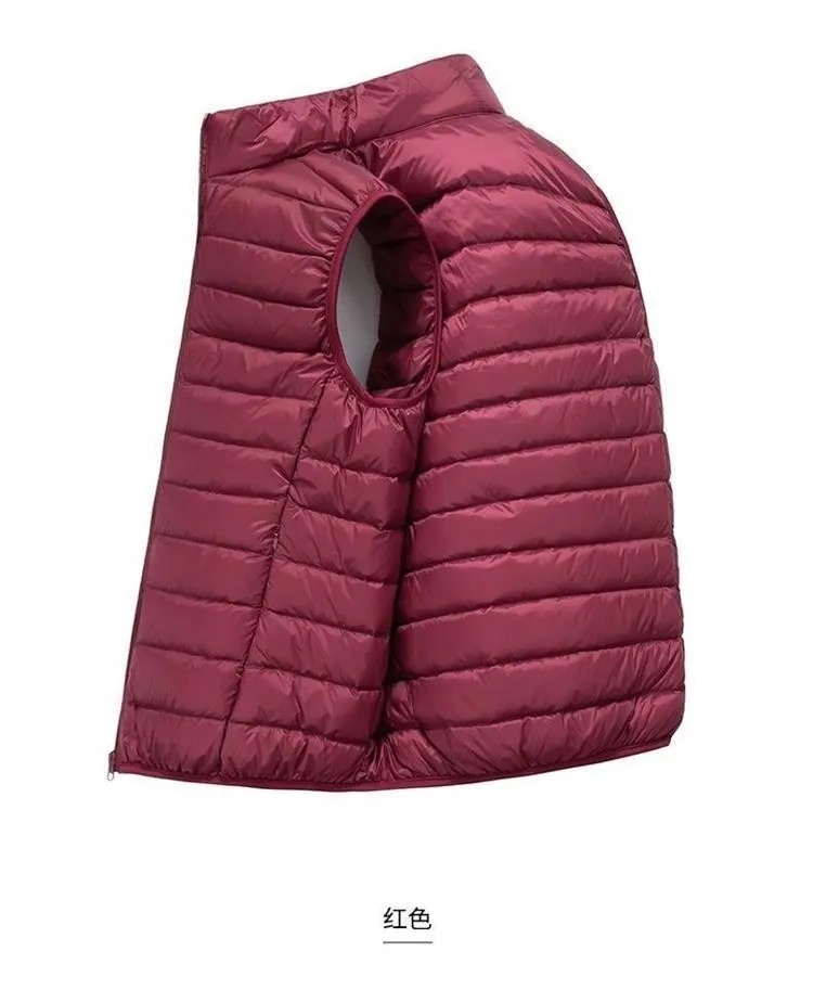 Gilet da uomo, stile leggero e sottile, stile coreano, giacca moda casual, transfrontaliera alla moda, taglia grande, giacca di cotone, per l'autunno