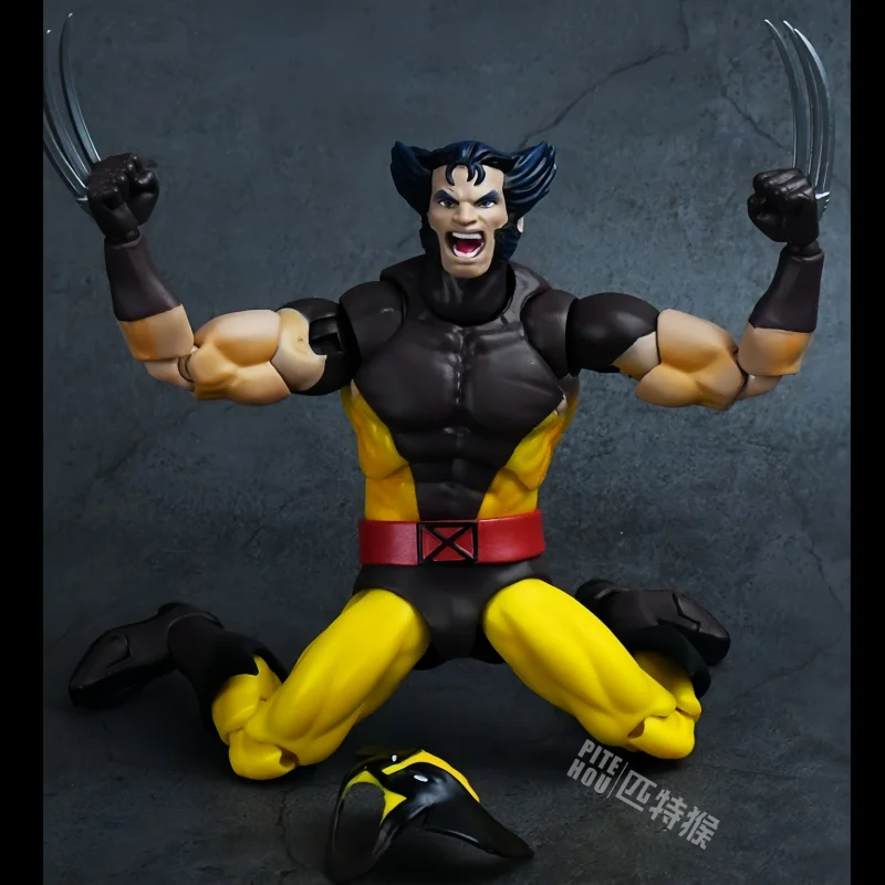 Hot Ct Wolverine Mafex 138 Action Figures Toys Set High Quality Movable Statue Model Doll Collectible Model Halloween Xmas Gifts