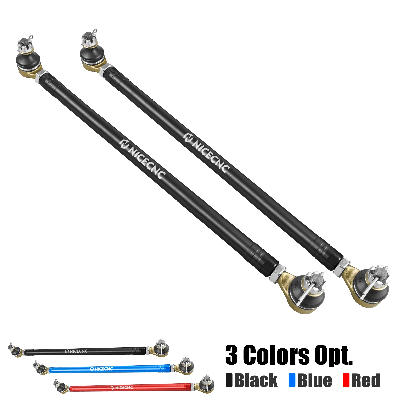 

NICECNC For Yamaha YFZ450R Ball Joint Tie Rod ATV YFZ 450R 4130 Heat-treated Chromoly Steel and 6061-T6 Aluminum Alloy
