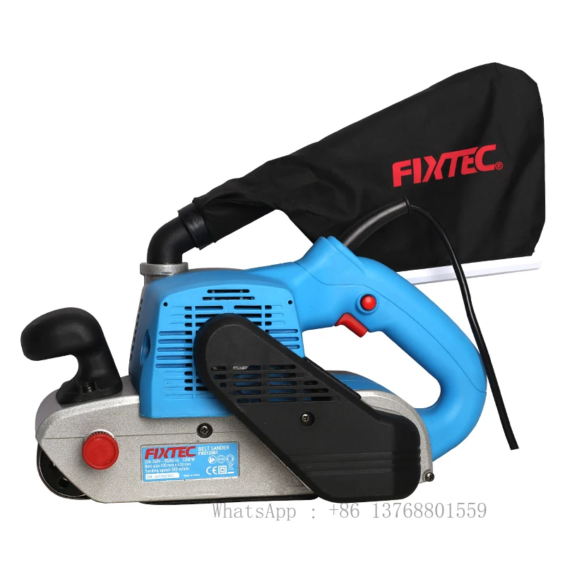 FIXTEC Wood Sanding Machine 1200W Portable Electric Industrial Wide Belt Sander Machine For Wood