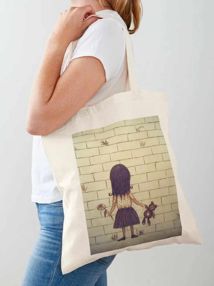 

Empty Bricks Tote Bag foldable reusable bag Women's tote bag woman shopping Canvas