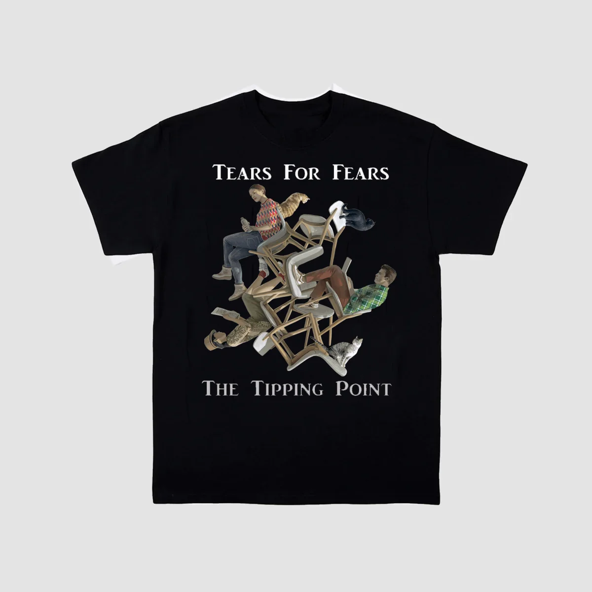 tears For Fears The Tipping Point T-Shirt Unisex Cotton Tee S-5XL