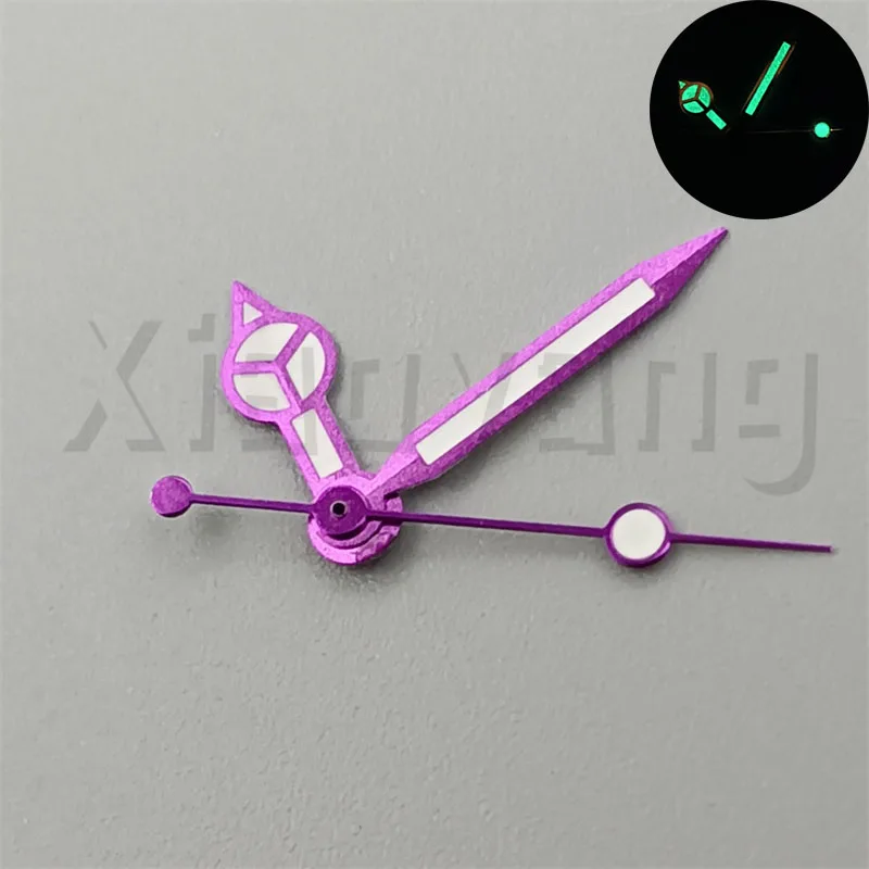 مجموعة يد ساعة معدلة للحركة ، مضيئة ، فضي ، ذهبي ، وردي ، أسود ، أزرق ، أخضر ، برتقالي ، أصفر ، NH35 ، nh36mode #3