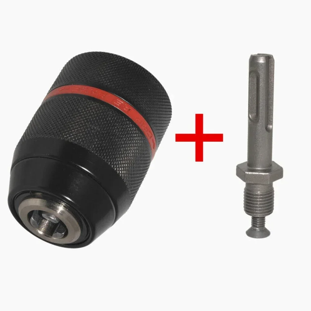 1/2-20UNF 13mm Keyless Drill Chuck Hex/SDS/Socket Bit Driver Converter Adapter Class 3 Jaw Design Chuck Square Adapter