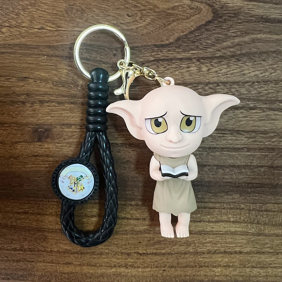 Anime mignon magicien PVC porte-clés sac pendentif Potter Ron Weasley pendentif voiture porte-clés pour enfant d'anniversaire