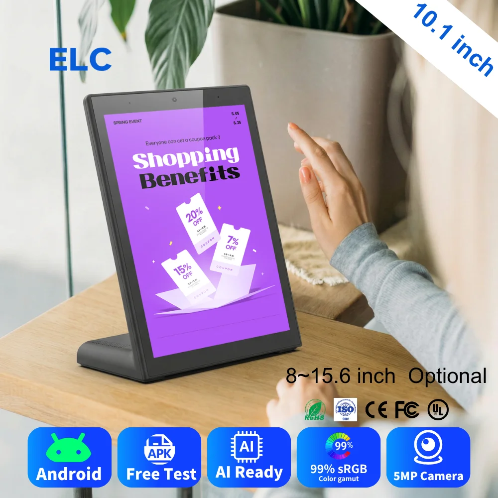 WL1039T 10.1inch RK3576S 3TOPS Nfc Tablet 4+64GB Android14 5MP Camera Poe Android Tablet OPEN APK