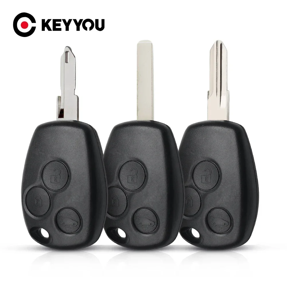 KEYYOU For Renault Clio Modus Vauxhall Movano Vivaro 2005-2012 Renault Dacia 3 Twingo Kangoo NE72/VAC102/VA2 Blade Car Key Shell