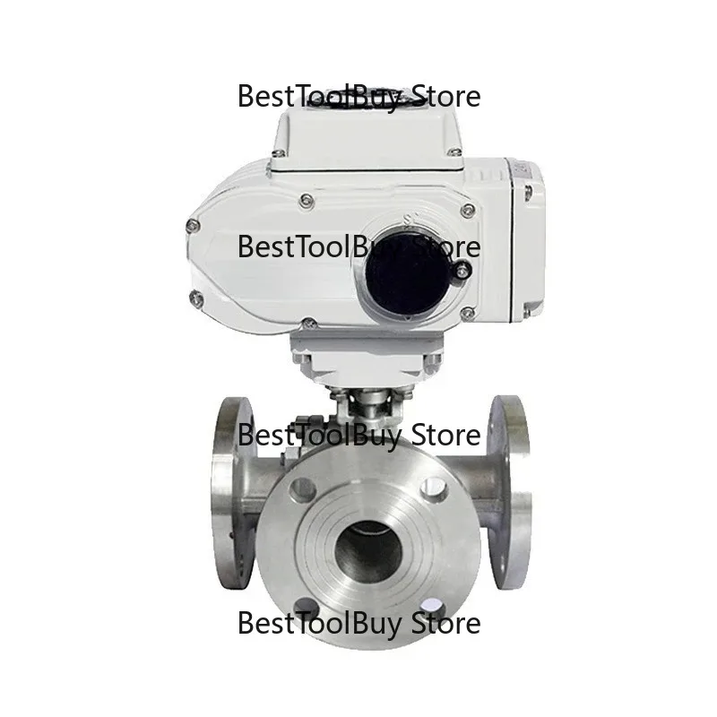 

Stainless Steel Electric Valve, Three-way Flanged Ball Valve Intelligent, Electric Ball Valve
