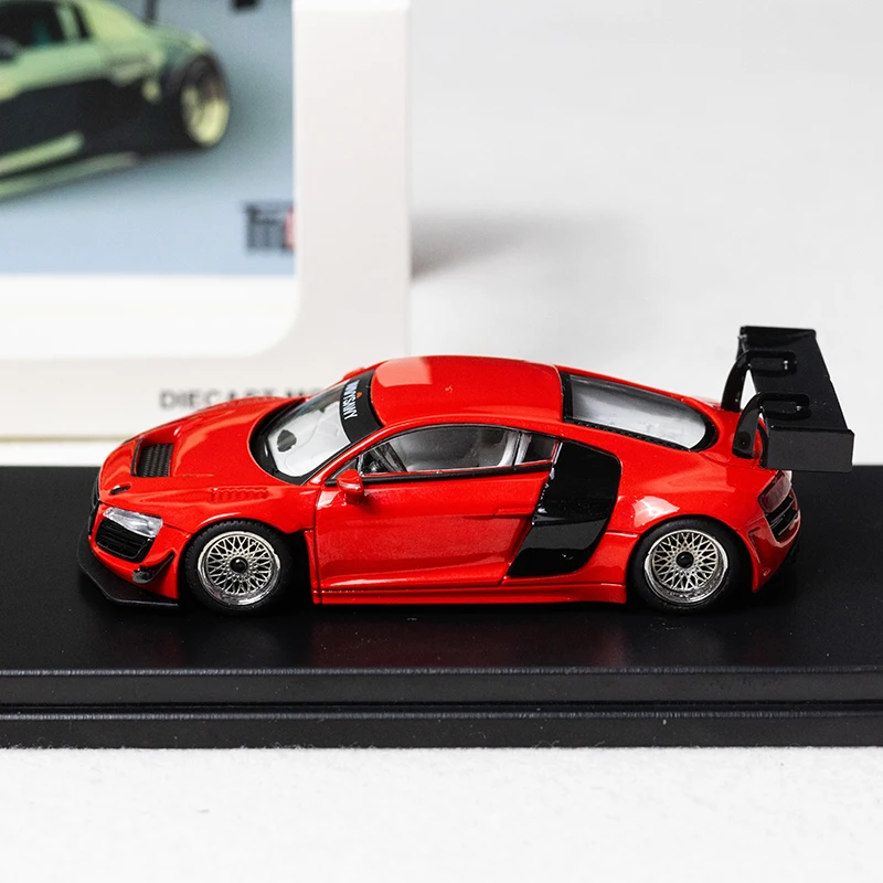 LMF 1/64 Audi R8 LMS Ultra aleación vehículo de motor de juguete Diecast Metal modelo regalos