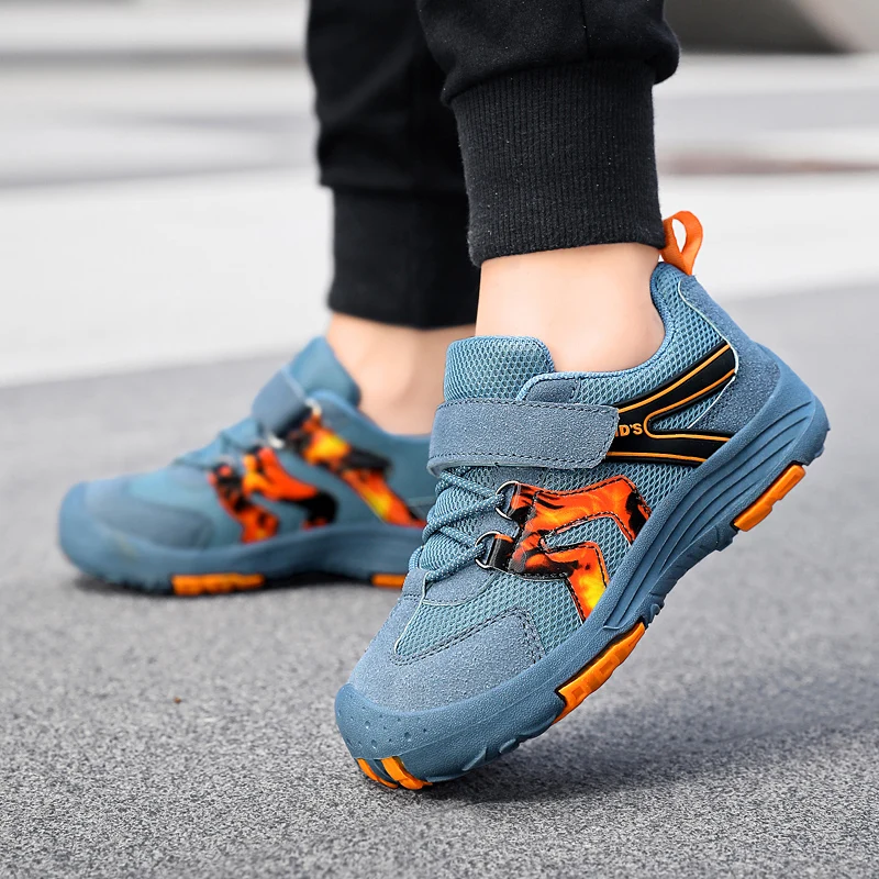 جديد أحذية الأطفال الخريف الأطفال المشي لمسافات طويلة أحذية رياضية تنفس الراحة الفتيان احذية الجري الاطفال المضادة للانزلاق حذاء رياضي حجم 27-37 #6