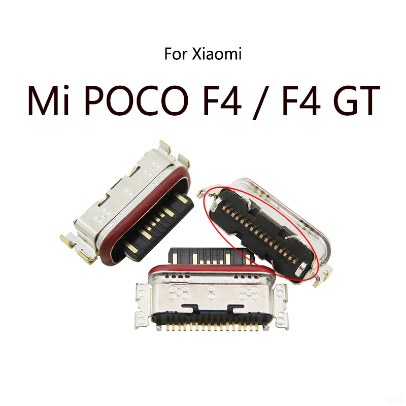 2PCS/Lot For Xiaom Mi POCO F4 GT Pocophone Type C USB Charge Socket Port Jack Plug Charging Dock Connector