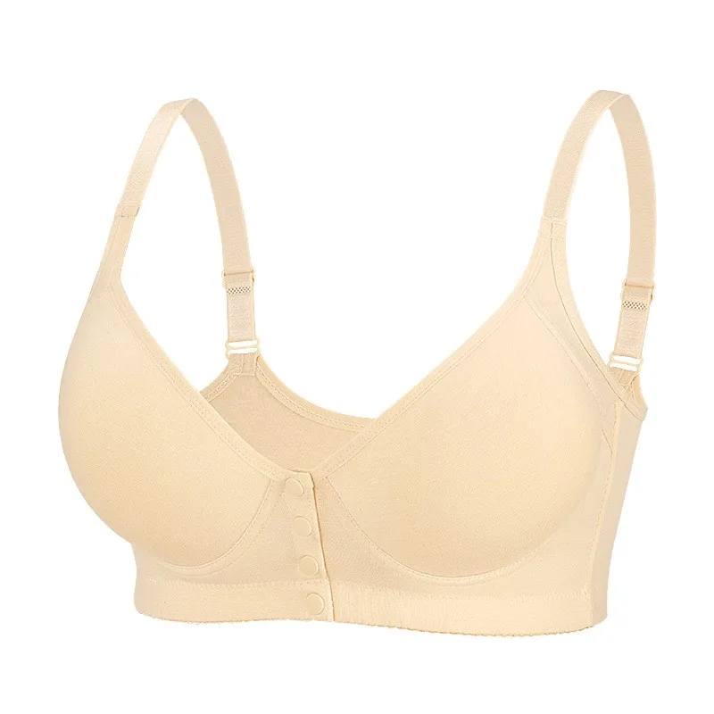 A-GCup75-115 Reggiseno da donna taglie forti Taglia europea e americana con anello in acciaio Tracolla regolabile Reggiseno con fibbia anteriore solida