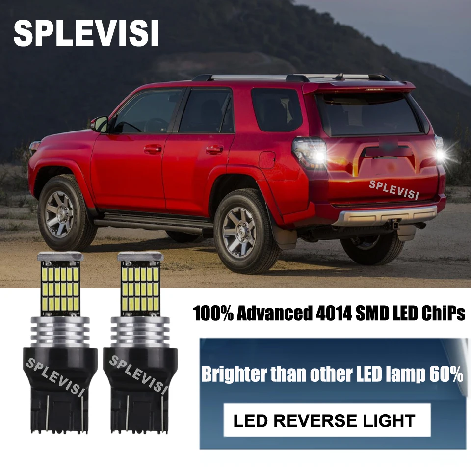 

2x 7440 7443 W21W LED Back Up Lights Stable Performance Replace For Toyota Prius Toyota Highlander RAV4 Land Cruiser Tundra