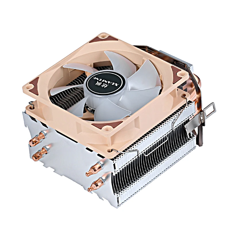 Ventilador de refrigeración de CPU, enfriador eficiente de 4 tubos de calor, radiador de PC refrigerado por aire, adecuado para instalar LGA2011 2066x79x99 2099 e5 e3 AMD