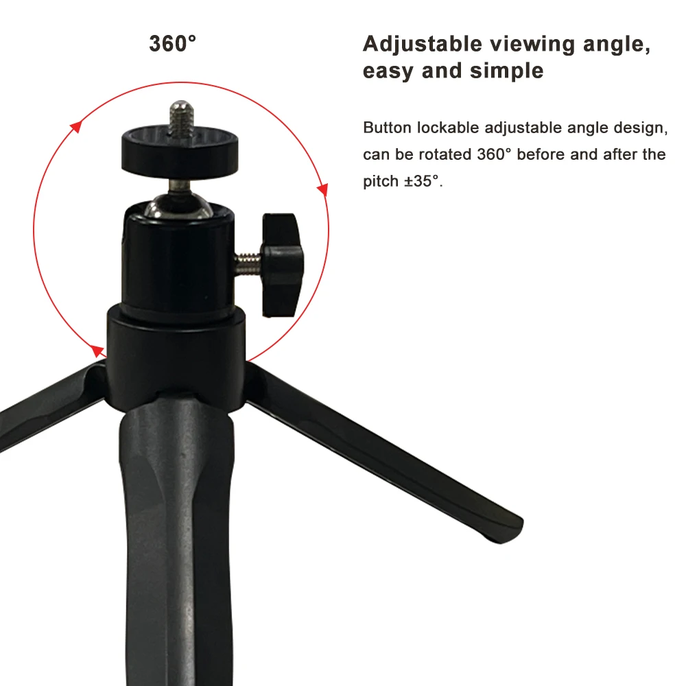 Zhuozhen Mini Tripod Section Stand Holder for Projector Camera Desktop Tripod for Wanbo T2 Max Projector for Xiaomi Projector