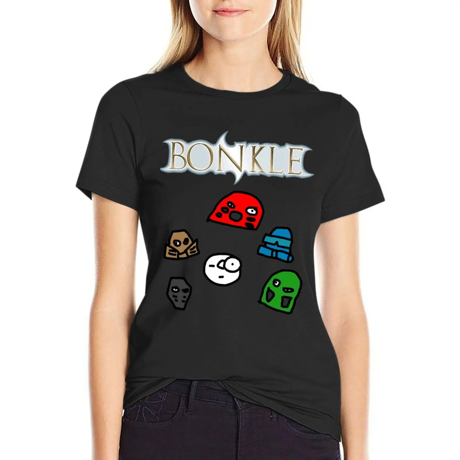 

Bonkle original artwork For Fans T-Shirt quick-drying animal print shirt for girls female blanks clothes for woman