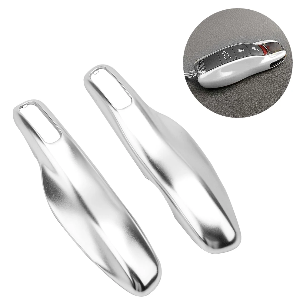 Per Porsche Cayenne Macan 911Boxster Cayman Panamera Car Key Case Cover Shell Key Shell Holder Cover plastica 1 paio