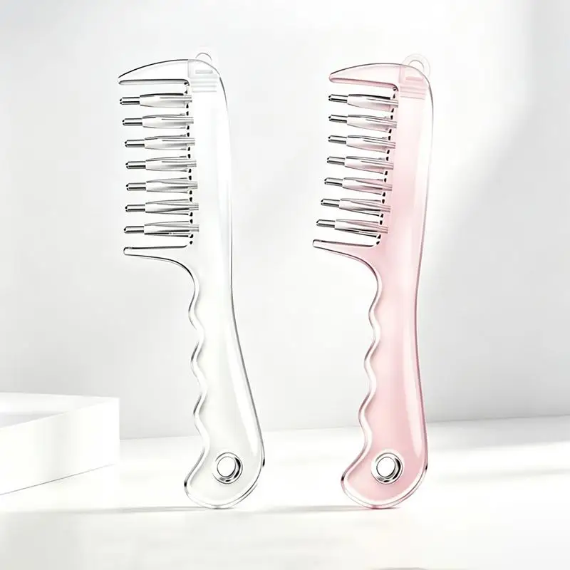 1 Stück Kopfhautmassage-Applikatorbürste, Haarkamm zur Aufnahme von ätherischen Ölen, nachfüllbarer Öl-Haarkamm für Haarpflege und Haarwachstumsbehandlung – Detail 2