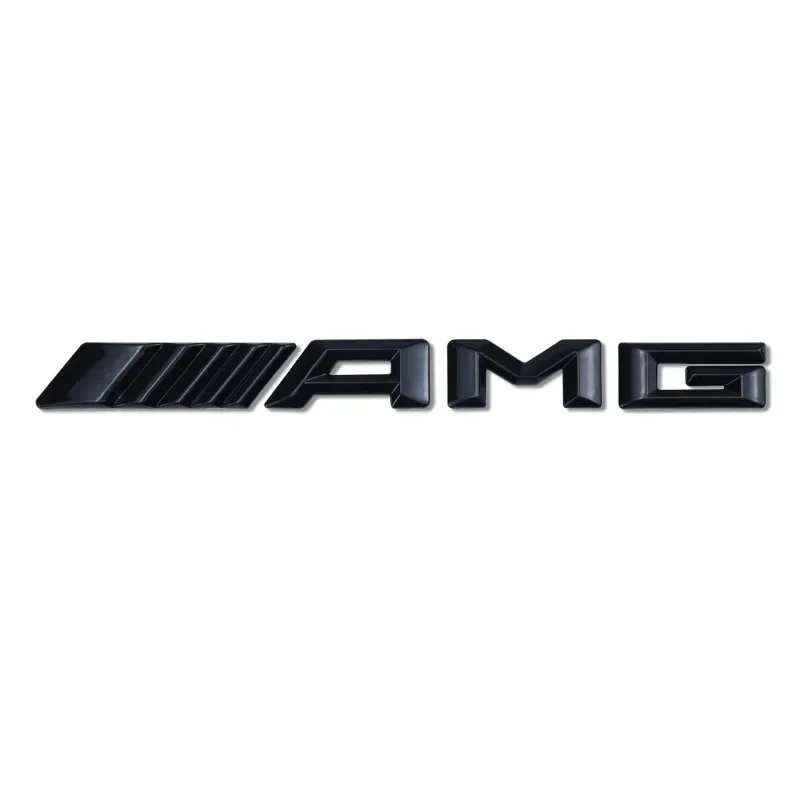سيارة معدنية ثلاثية الأبعاد شعار الرسالة الخلفية الجذع ملصق لمرسيدس بنز AMG C E S GLE CLC الفئة W204 W203 W205 W124 W221 W213 W212