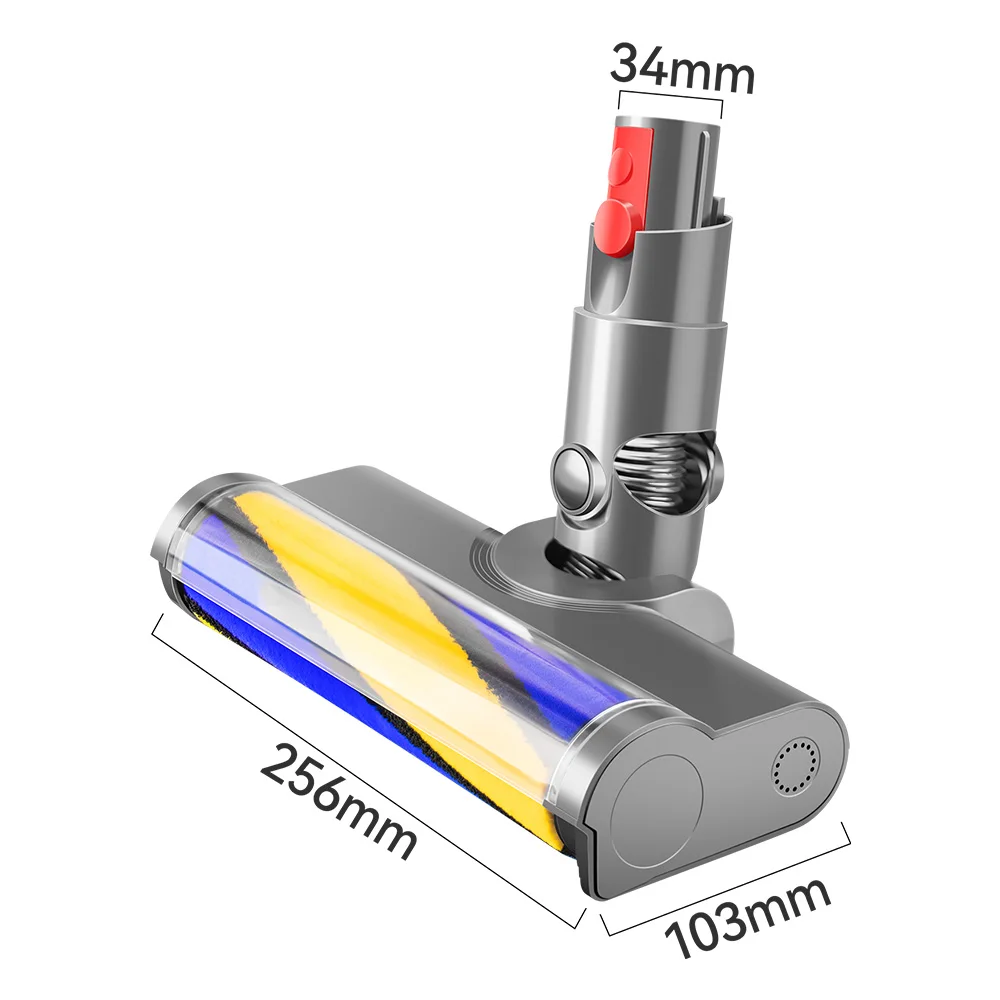 Tête de brosse souple améliorée pour aspirateurs sans fil Dyson V6 V7 V8 V10 V11 V15 V10 Slim V12 av