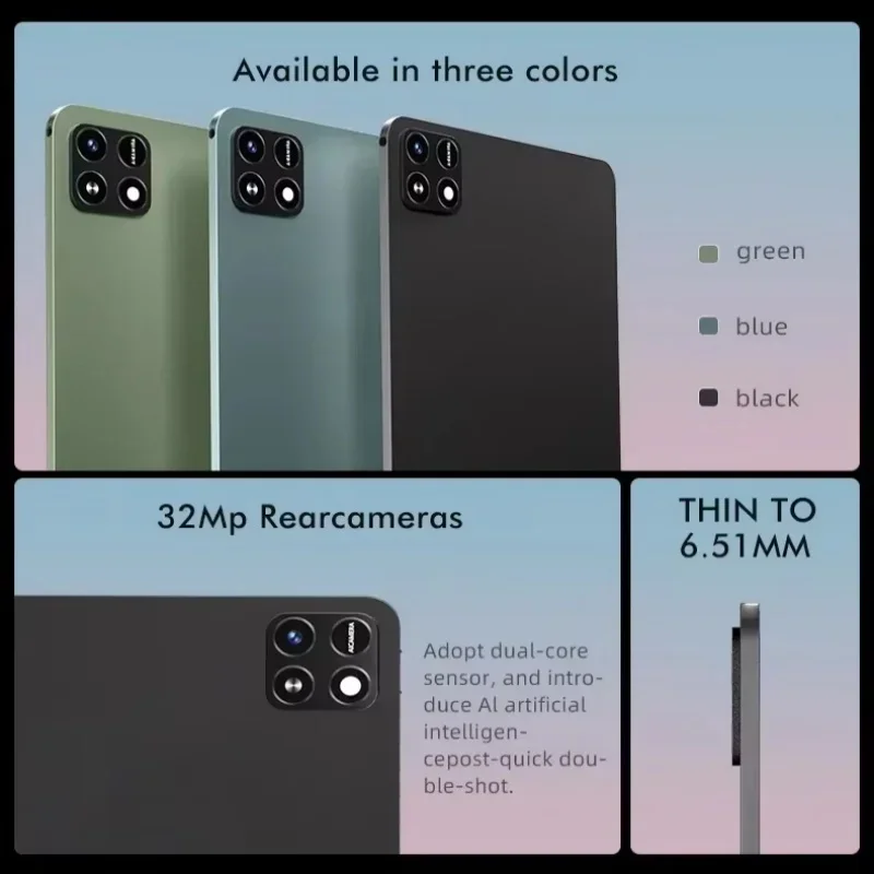 2025 NEW Pad 7 Pro Ultra Tablet 11 inch Latest Global First Android 15 Snapdragon 8Gen3 22GB+2048GB HD Screen WiFi GPS 5G