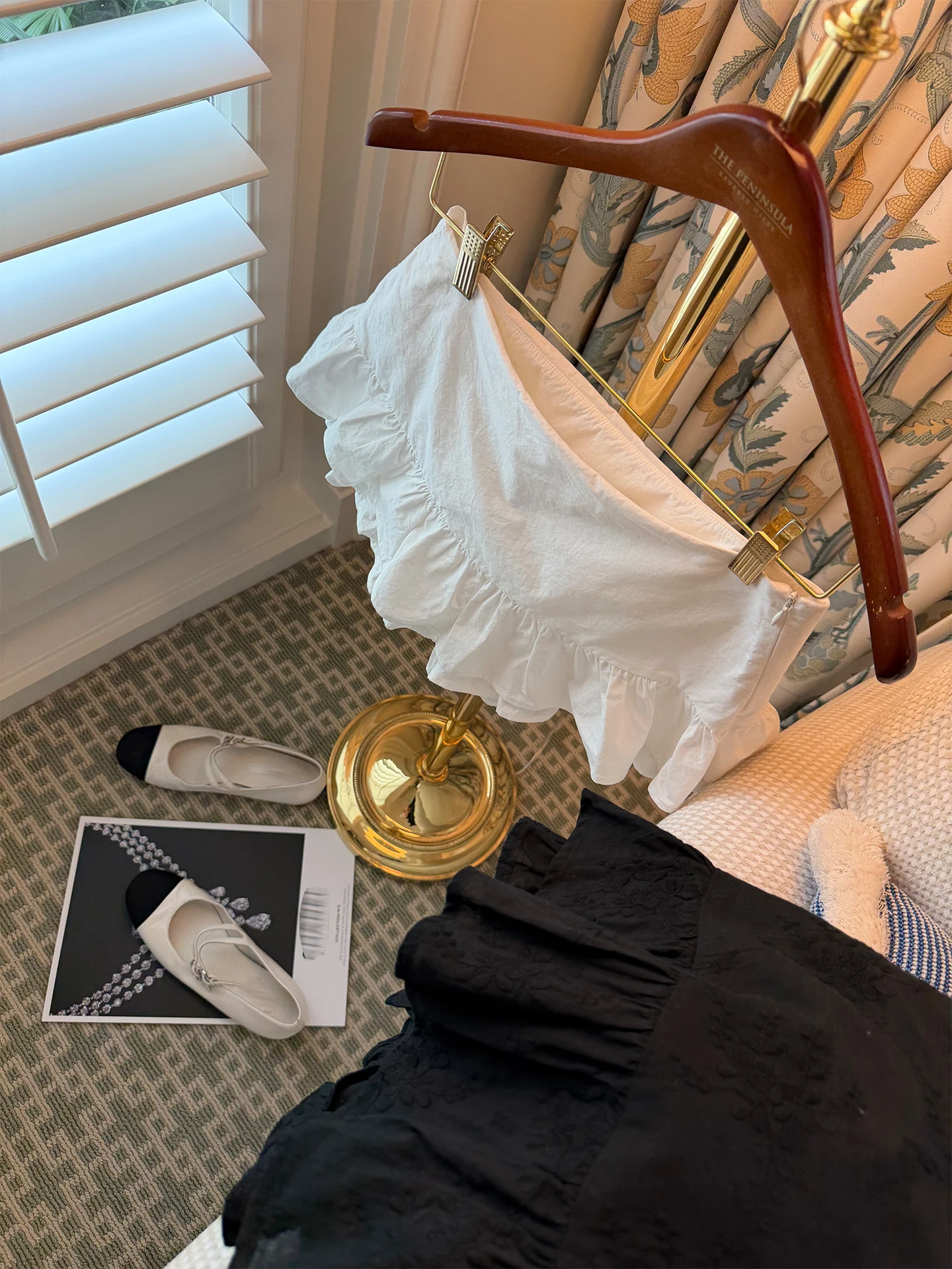 

Легкие юбка-шорты с двойным слоем и оборками, универсальные, повседневные, со средней талией, А-силуэт, из смесового хлопка