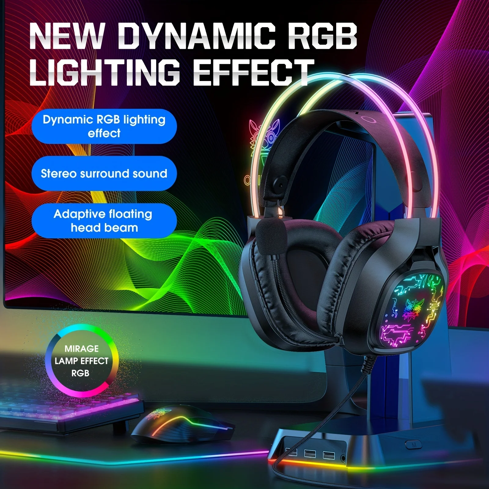 ONIKUMA X22 Wired Gaming Heads - Gaming Headset With Mic Rgb review and price