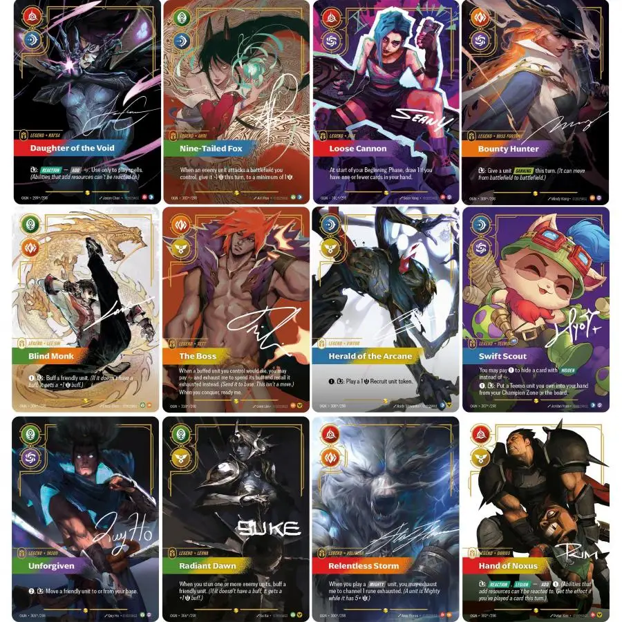 Alle Serien Origins Spiritforged Signature Ogn Spf Showcase Hochwertige Proxy-Spiel-Sammelkarten – Detail 2