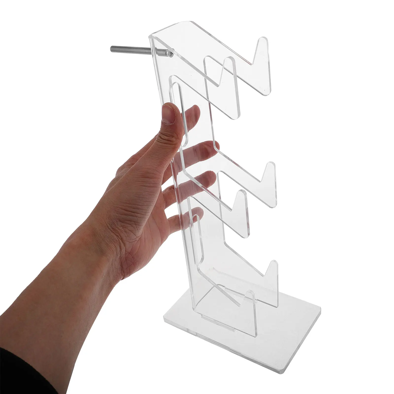 

3 Tier Acrylic Game Controller Stand Display Holder Organizer For Gaming Headset Desktop Storage Rack Multilayer Universal