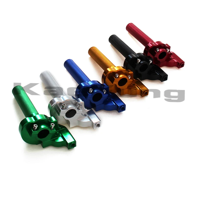 Motorcycle Pit Dirt Bike CNC Billet Turn Handle Throttle For DR100 DR125 DR250 RM80 RM85 RM125 RM250 Motocross