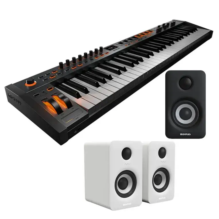 Portable USB MIDI Controller Keyboard 49 61 88Keys Semi-Weighted Keys Electronic Organ
