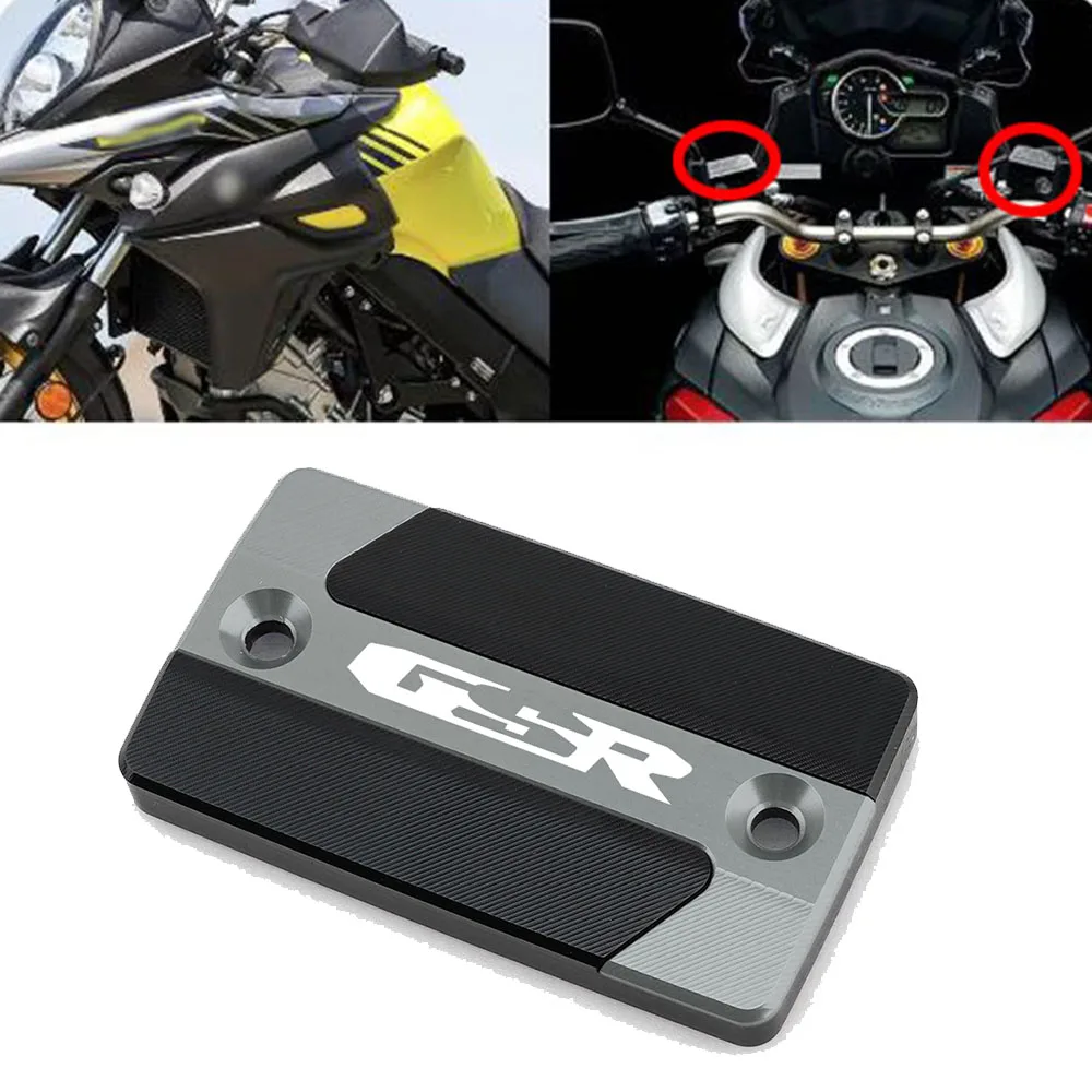 For SUZUKI GSR400 GSR600 GSR750 GSR250 GSR 250 250S 250F GSR 400 600 750 Motorcycle CNC Front Brake Fluid Reservoir Cap Cover