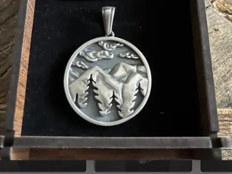 12pcs Wild Life Forest Mountain Silver Necklace Travel Adventure Gift