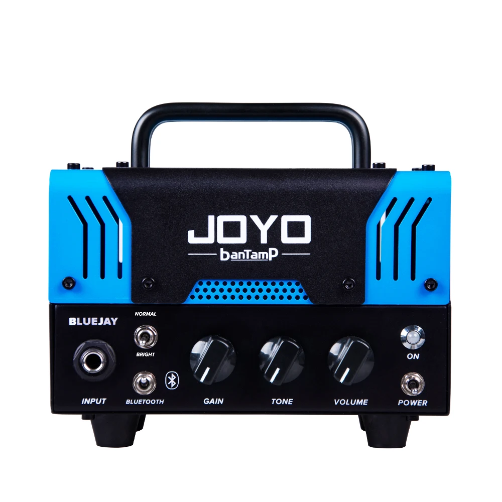 Amplificador de Guitarra Mini Híbrido de Tubos JOYO Serie BanTamp de 20W, Cabezal de Amplificador con Canales Warm Clean/OD, Preamplificador Portátil con Bluetooth para Blues y Jazz