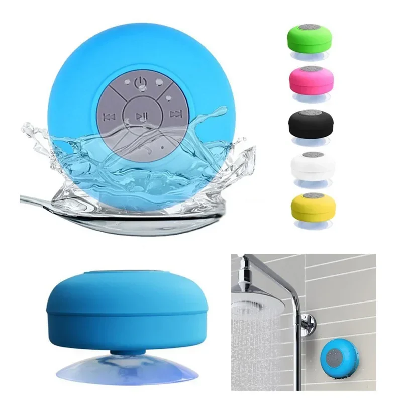 Portable Speaker Wireless Waterproof Shower Speakers for Phone Bluetooth-compatible Hand Free Car Speaker Loudspeaker