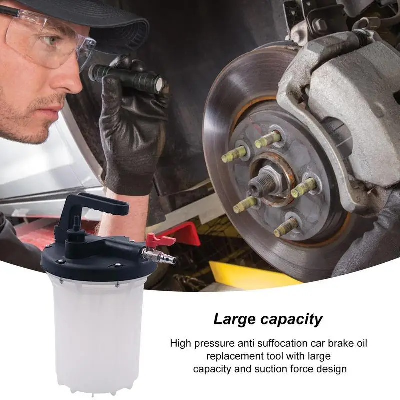 นิวเมติก BRAKE FLUID EXTRACTOR คลัทช์เบรคของเหลว Drained Bleeder เครื่องมือคู่มือรถเกียร์น้ํามันหม้อสําหรับรถยนต์