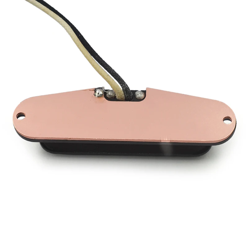 Alnico 5 ST Guitar Bridge Pickup Imitate TL Bridge Pickup Sound with Stagger Pole Black Base Alnico V Magnet for Electric Guitar
