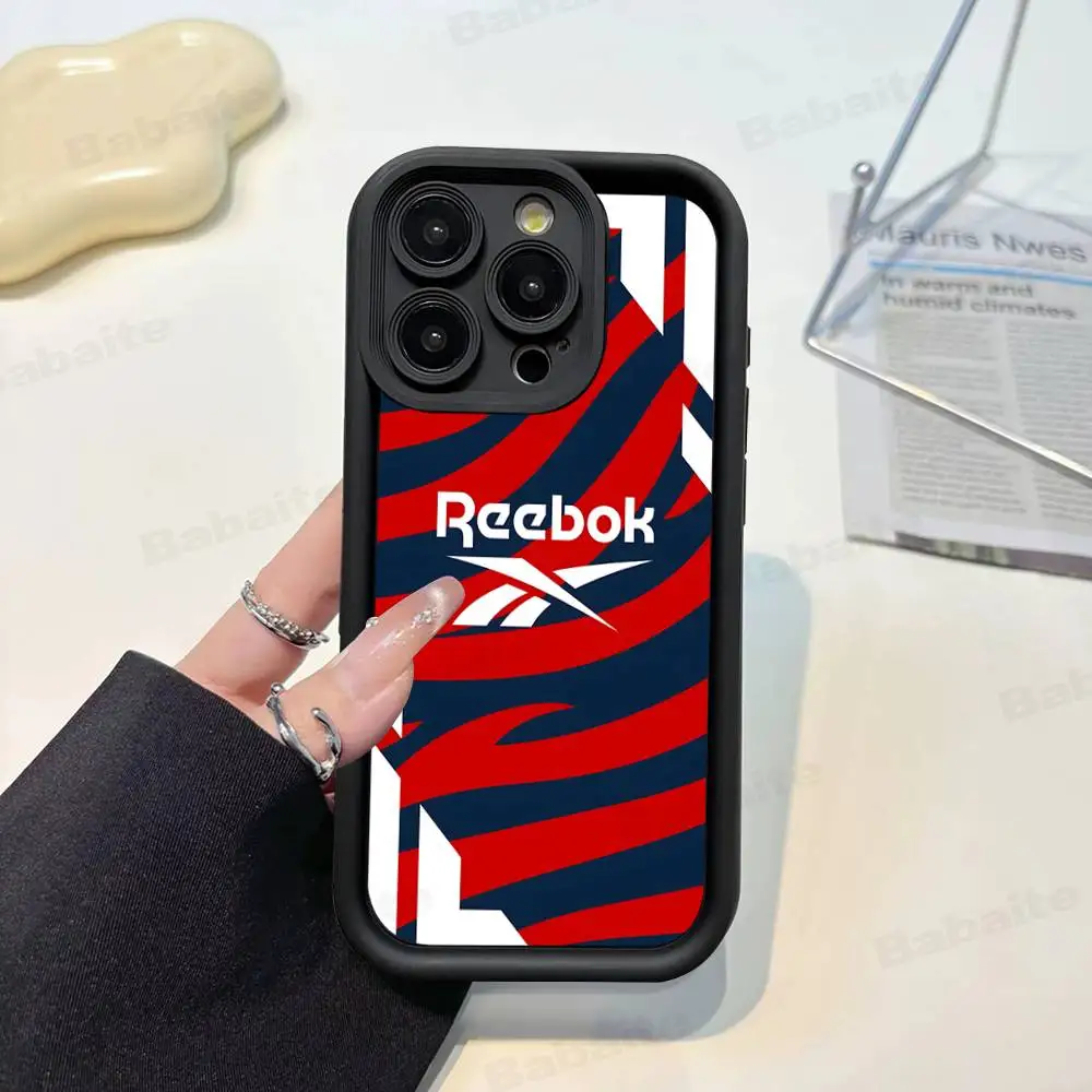 Classic Sports brand R-Reebok logo Silicone Phone Case for iPhone 17 Pro Max 16 15 14 13 12 11 Plus 17 Air view 5