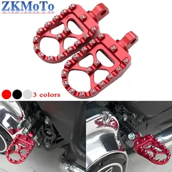 Motorcycle CNC 360° Roating Foot Pegs Wide Fat Footpegs For Harley Dyna Fat Bob Softail Sportster 883 1200 Street Bob FXDB parts