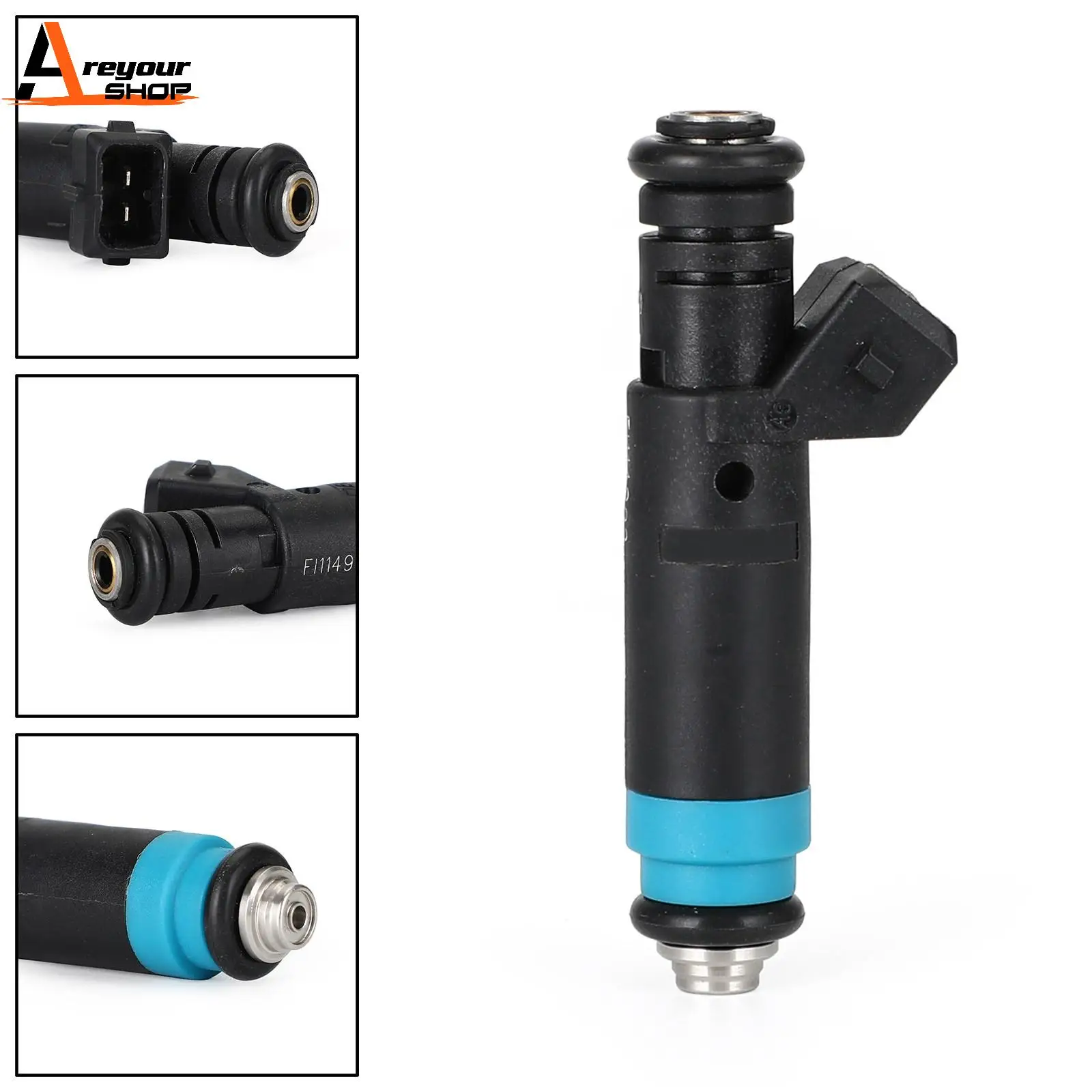 Areyourshop 1pcs 80LB 850CC Fuel Injectors FI114992 Fit Siemens Deka EV1 Fit Ford