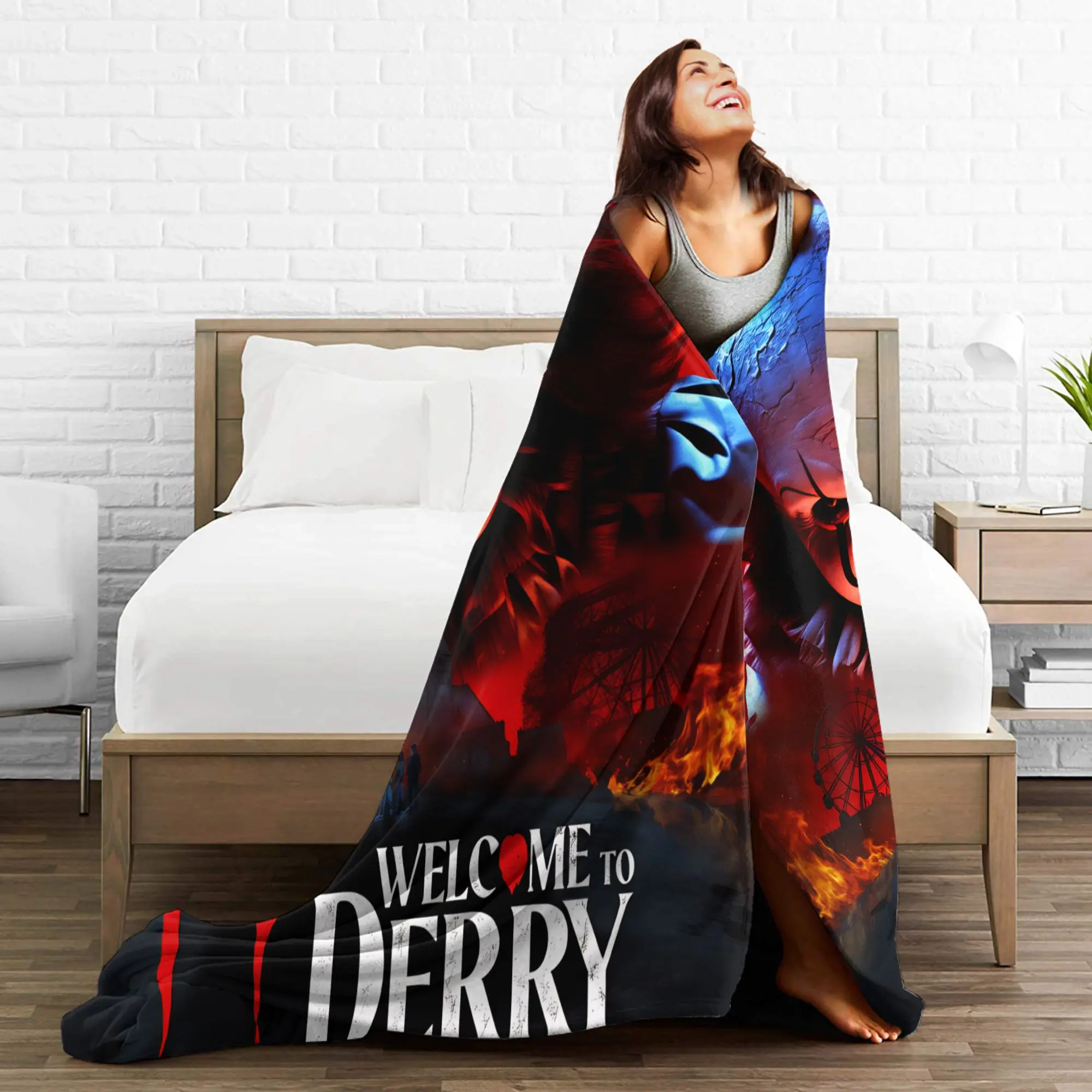 تكنولوجيا المعلومات مرحبا بكم في ديري 2025 البطانيات الناعمة الدافئة طائرة السفر أفخم الفراش يلقي الجدة الفانيلا المفرش غطاء سرير أريكة