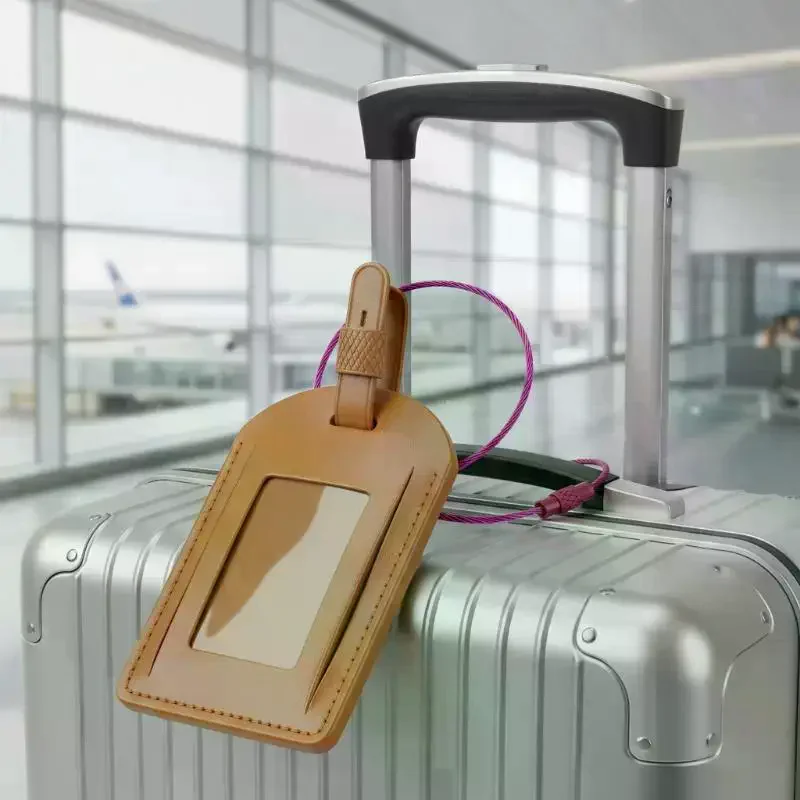 Heavy Duty Luggage Tag Clips 10Pcs Colorful Stainless Steel Wire Holders for Travel Baggage Tag Attachment Everyday Use