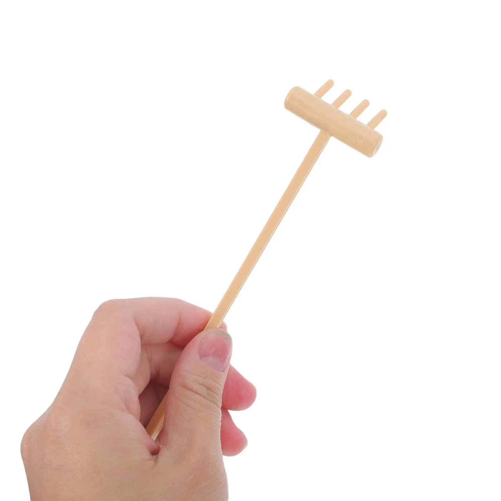 4Sets Zen Sand Rake Garden Accessories Miniature Plastic Rake Tools for Desk Meditation Office Home Sand Tray Zen Garden Raking