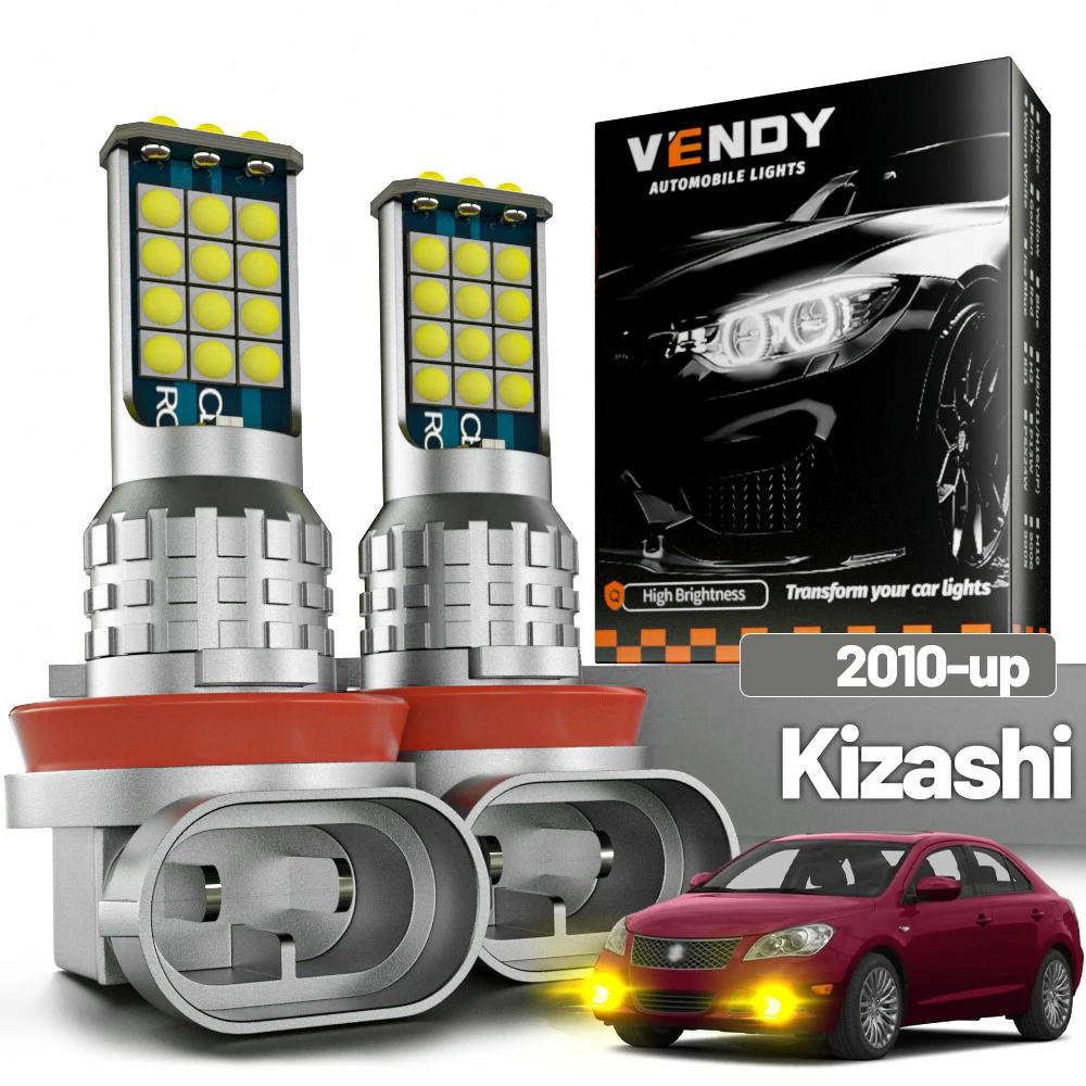 

2 шт. светодиодные противотуманные фары для Suzuki Kizashi 2010-2024 (2011, 2012, 2013, 2014, 2015, 2016, 2017, 2018, 2019, 2020) с Canbus, аксессуары