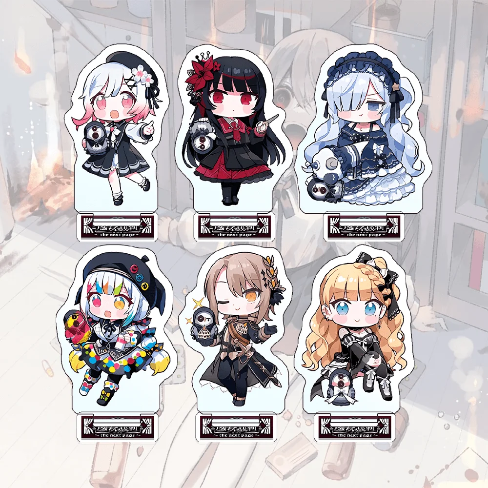 Magical Girl Witch Trials Nanana Mikitani 10cm Acrylic Stand Keychain Kawaii Chibi Anime Figure Desktop Decor Gift for Anime Fan