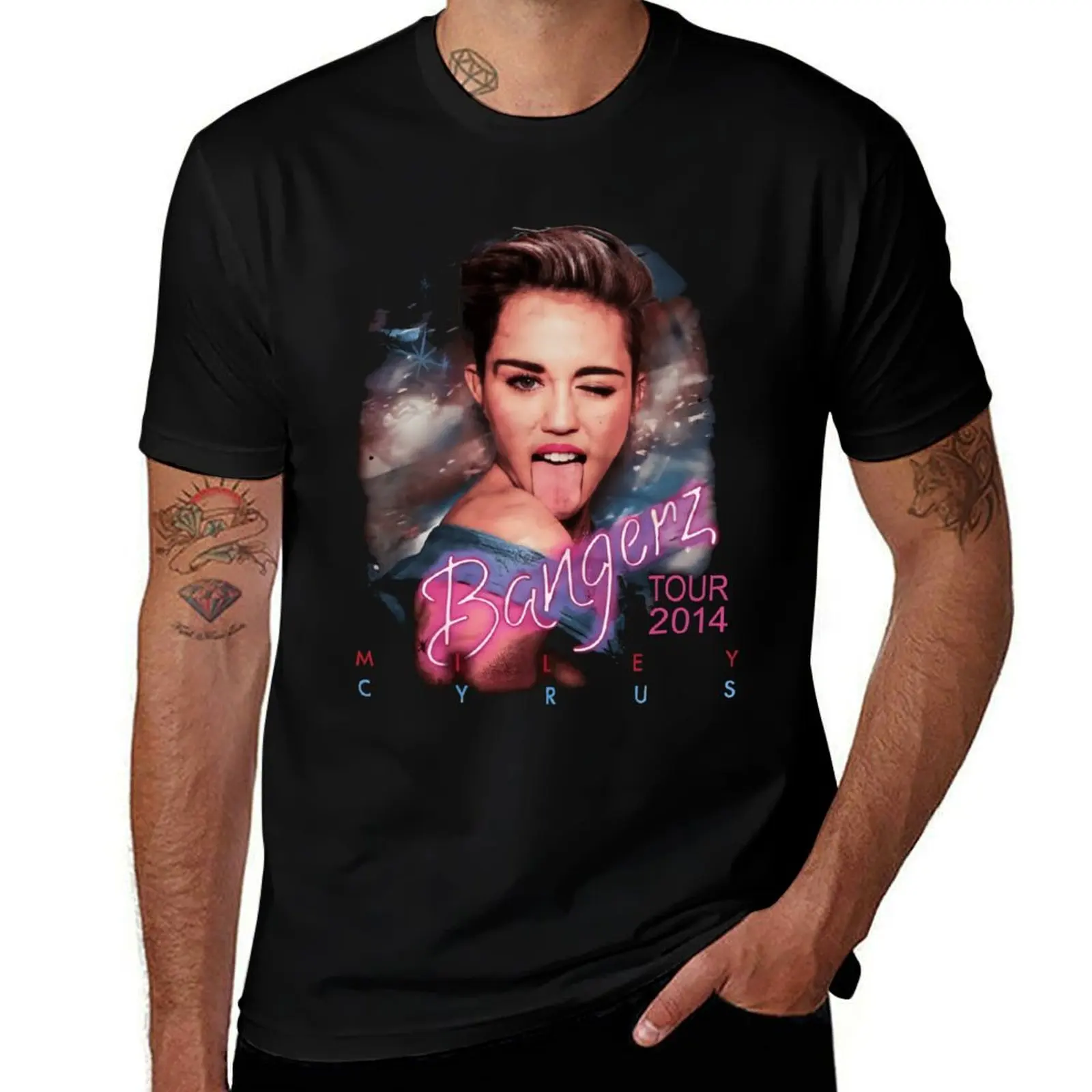 anime style drawing<miley cyrus,mileycyrus,miley cyrus,mileycyrus,miley cyrus,mileycyrus,miley cyrus,mileycyrus&a T-Shirt