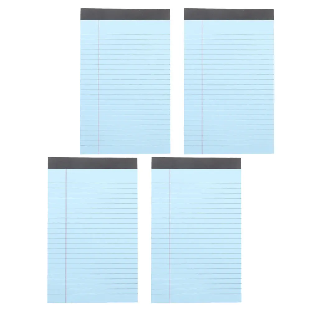 4 قطعة منصات مذكرة المفكرة المسيل للدموع اصطف ورقة لمكتب المدرسة المنزل استخدام المحمولة القانونية الوسادة دفاتر للعمل دفتر مسطرة واسعة #3