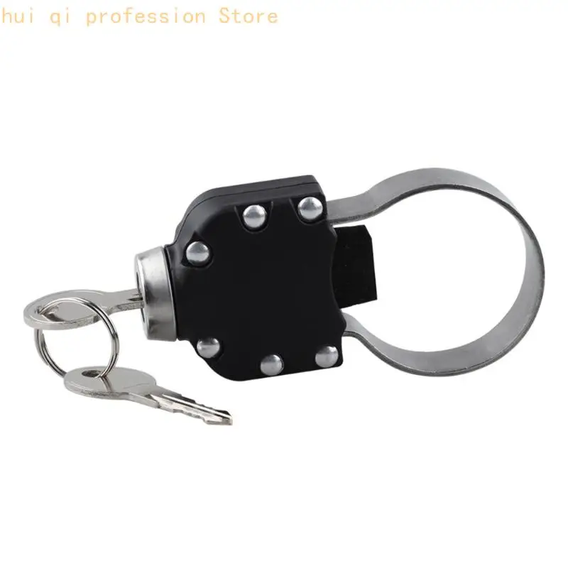 Metall-Pickup-Truck-Heckklappenschloss-Set mit Schlüsseleingang, Scharnierabdeckung ohne Bohren für den Zugang zur – Detail 5