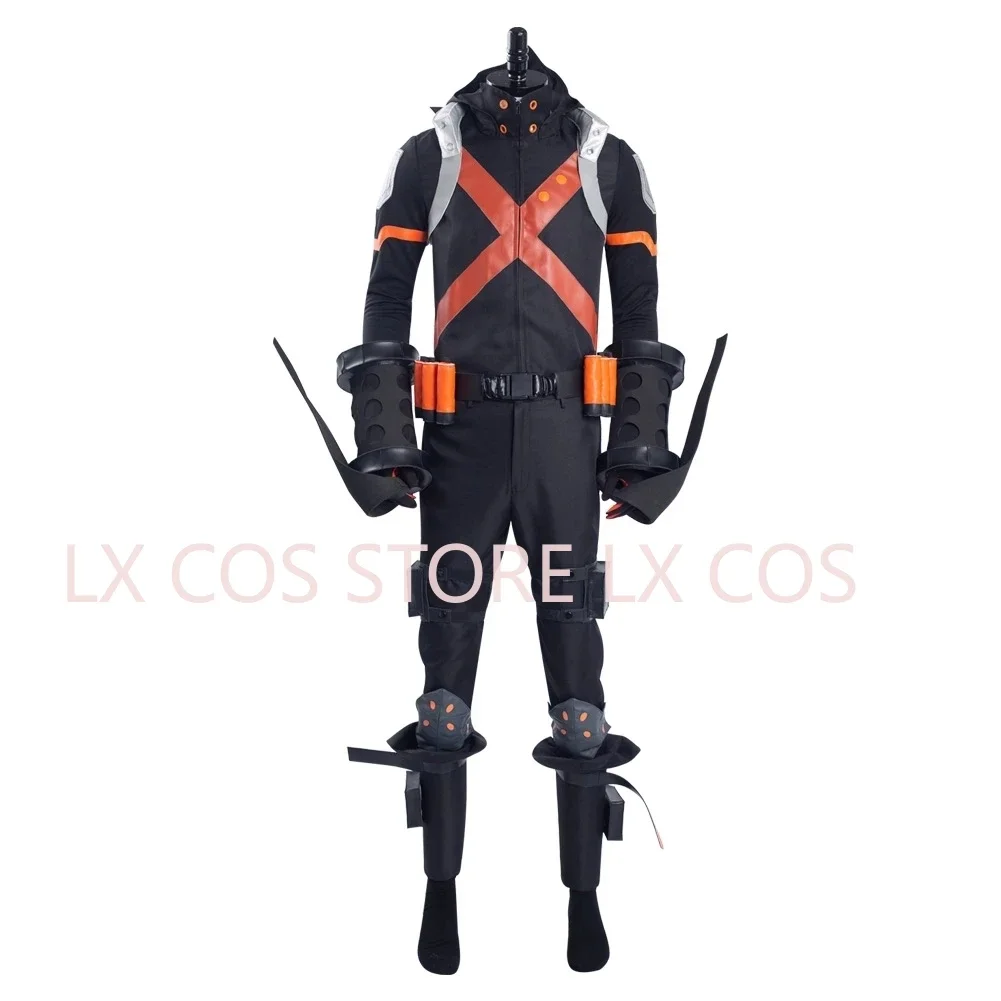 Anime My Hero Academia Katsuki Bakugou Cosplay Costume Boku no Hero Academia Battle Uniform Outfits Customize Any Size