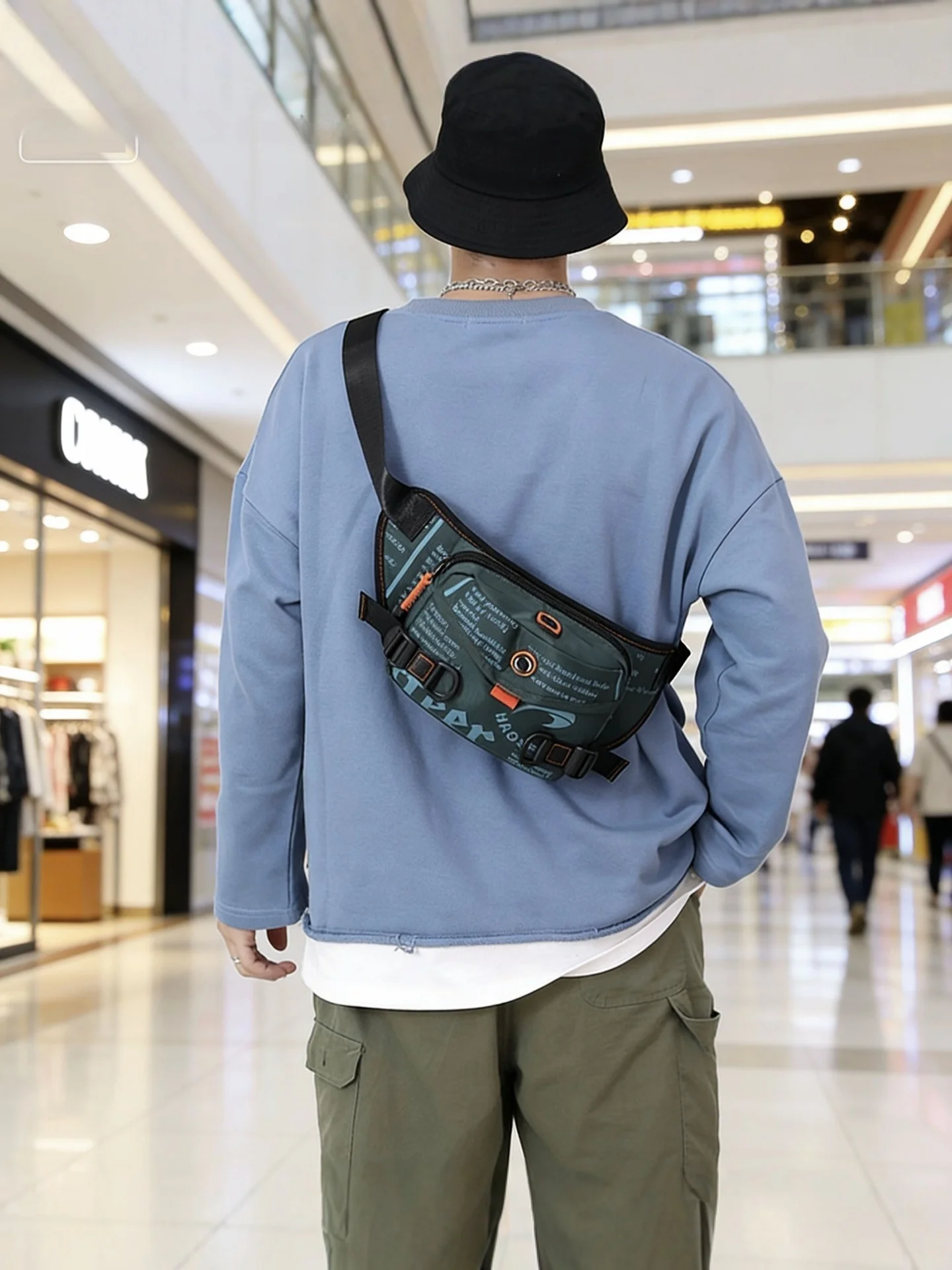 bhj-men's-sporty-casual-crossbody-bag-waterproof-lightweight-riding-bag-large-capacity-chest-bag-leisure-bicycle-riding-bag